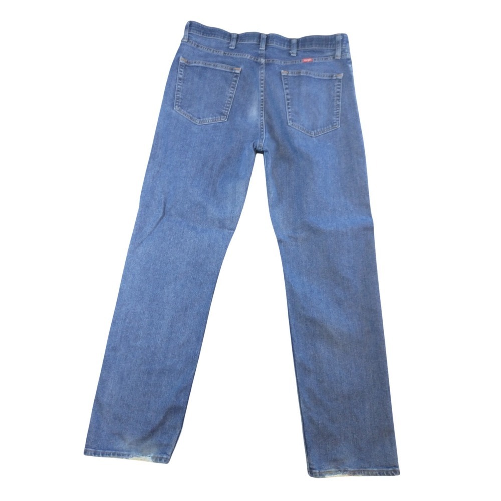 Wrangler Mens Five Star Regular Fit Straight Leg Jeans Blue 34x30 G96CFSW